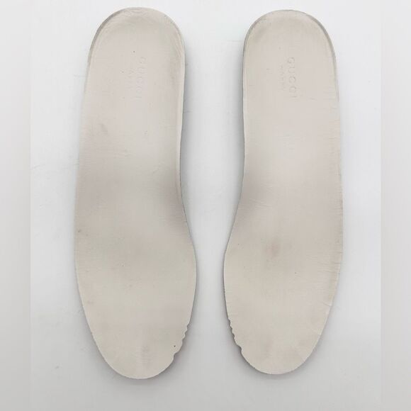 Gucci Ace Trainers Pearl Studded Web White Leather Low Top Sneakers EU 38 US 8 - Picture 13 of 13